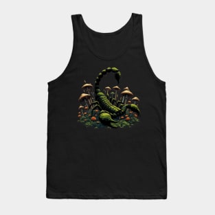 Scorpion overgrown with moss, plants and mushrooms Tank Top